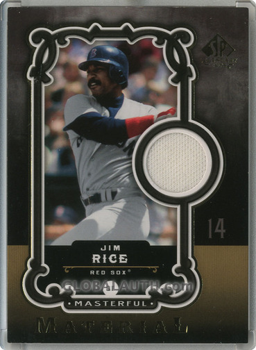 2007 SP Legendary Cuts Masterful Materials MM-JR: Jim Rice