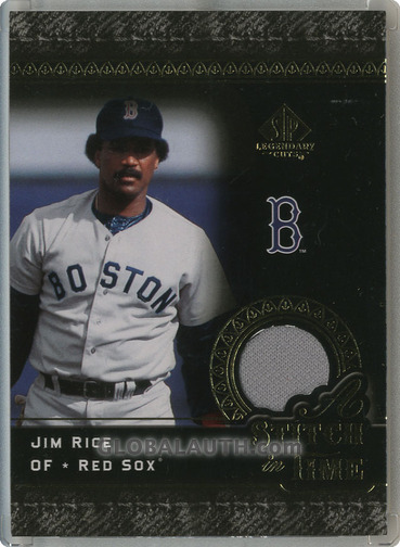 2007 SP Legendary Cuts A Stitch in Time Memorabilia ST-JR: Jim Rice