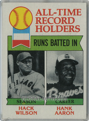 1979 Topps #412: All Time Rbi'S